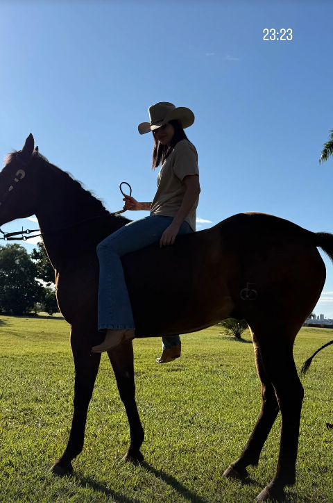 Ana Castela e Zé Felipe postam fotos idênticas e bagunçam a web