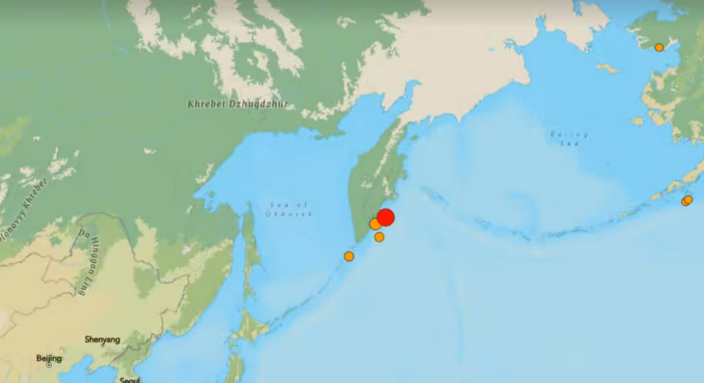Terremoto de 7,8 atinge costa da Rússia e provoca alerta de tsunami