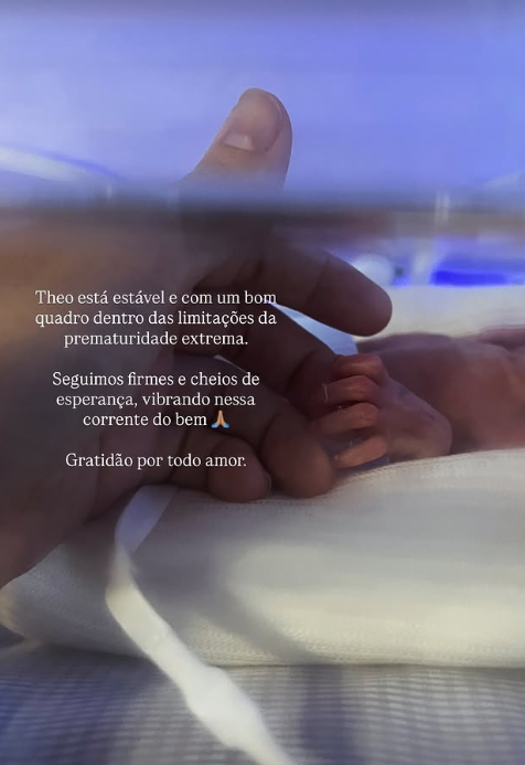 Clara Maia atualiza saúde do filho após perda de um dos gêmeos