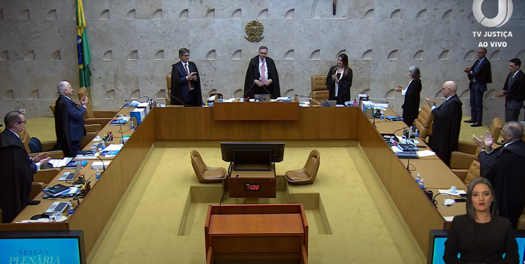 Barroso se despede da presidência do STF: “Viver é andar na corda bamba”