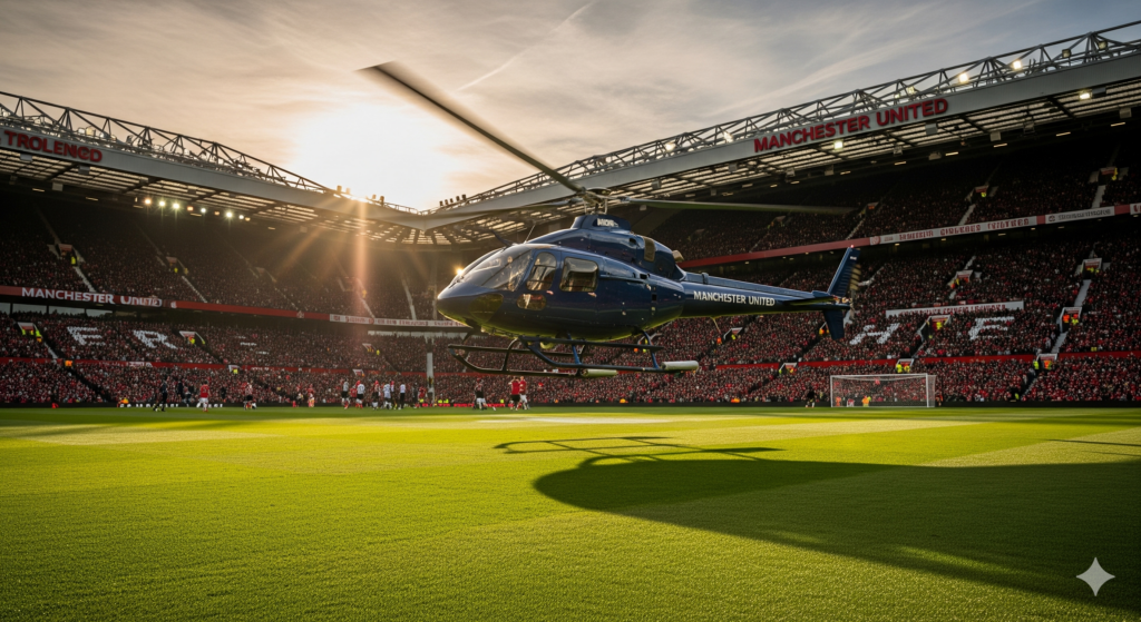 Crise leva dono de gigante da Premier League a ir de helicóptero para reunião com técnico