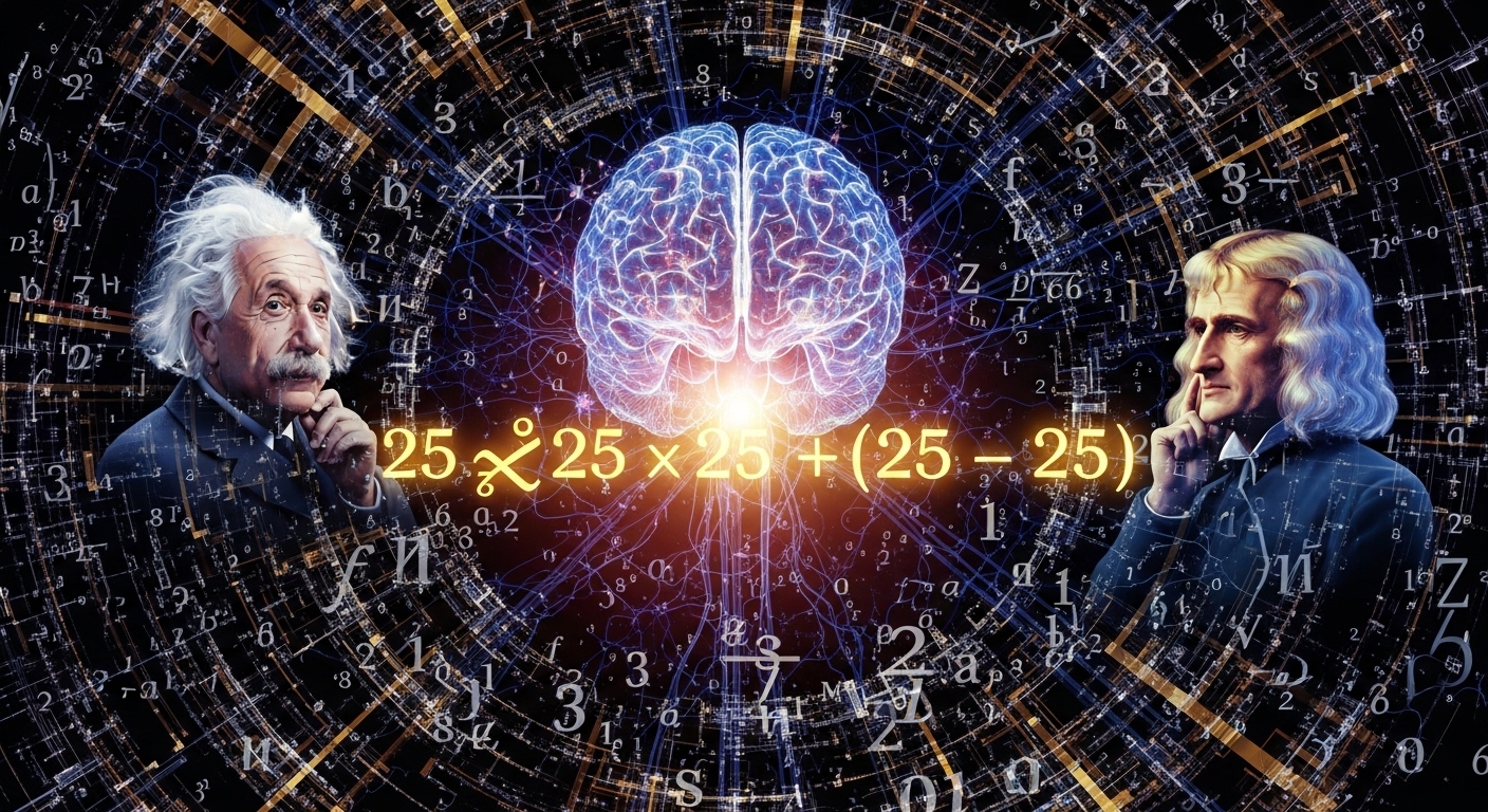 Quanto é 25 ÷ 25 x 25 + (25 – 25)? O cálculo matemático que testa os gênios