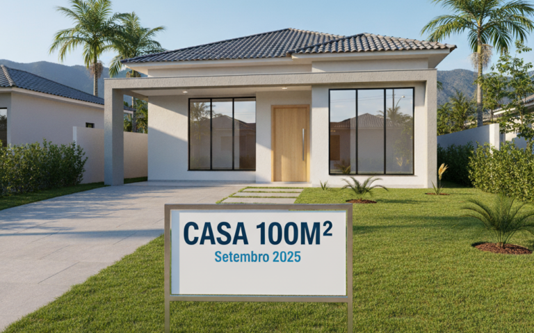 Quanto Custa Construir uma Casa de 100m2 em Setembro de 2025?