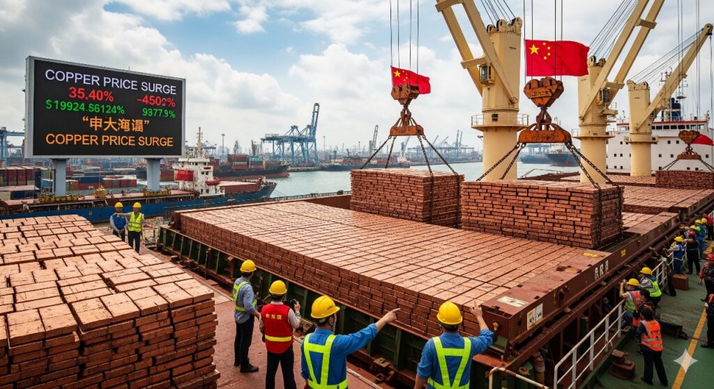 Enquanto a China compra cobre há vários meses, o resto do mundo observar
