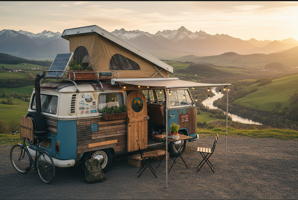 Kombis viram casas em projeto que rende R$ 800 mil por ano