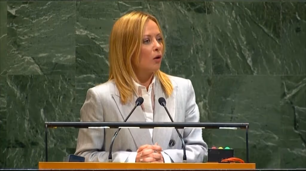 Meloni na ONU: Israel rompeu “princípio de proporcionalidade”, mas “foi o Hamas que começou a guerra”