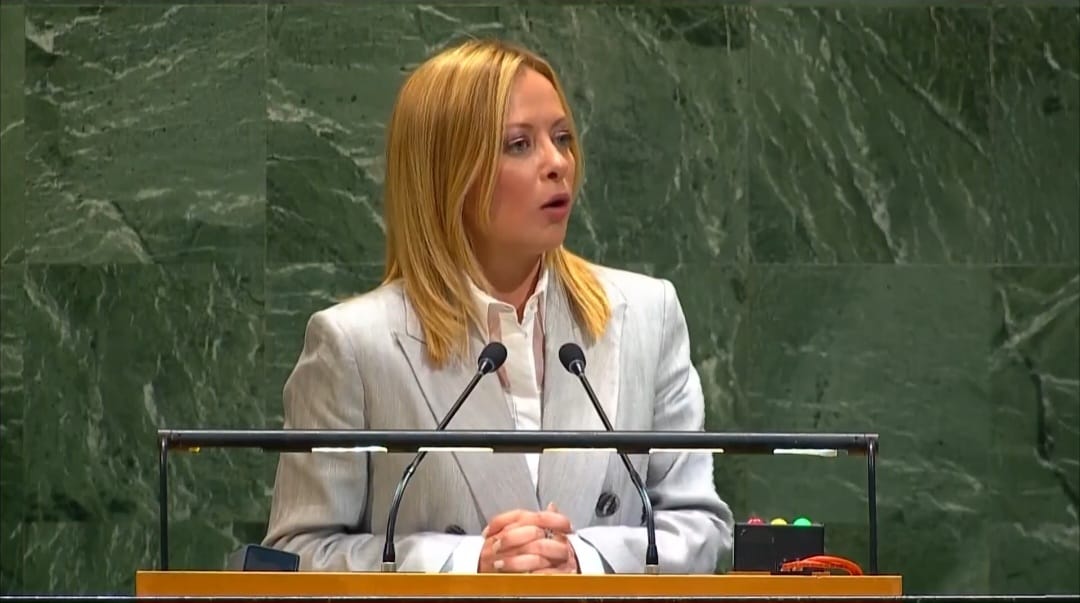 Meloni na ONU: Israel rompeu “princípio de proporcionalidade”, mas “foi o Hamas que começou a guerra”