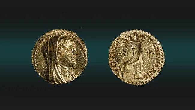 Moeda de ouro de 2.200 anos da antiga rainha egípcia é descoberta em Jerusalém