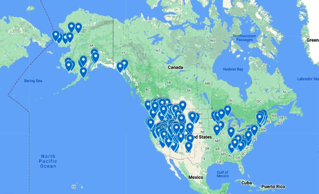 Novo mapa revela o local exato dos maiores depósitos de ouro nos EUA