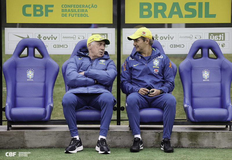 Seleção brasileira deve ter mudanças contra a Bolívia, aponta Ancelotti