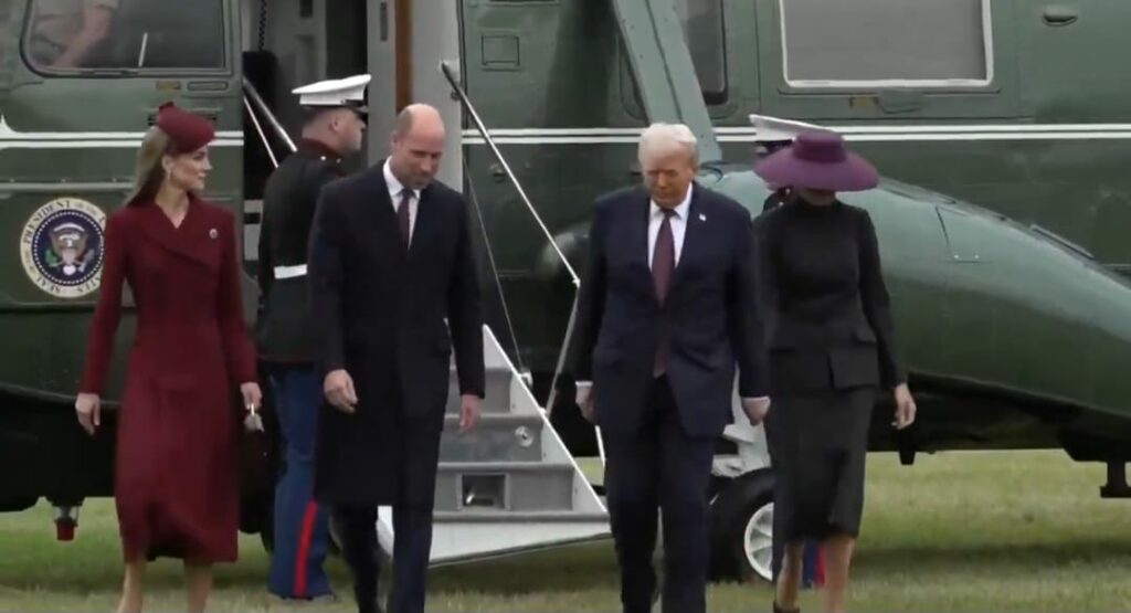Trump na Grã-Bretanha: família real recebe o presidente americano