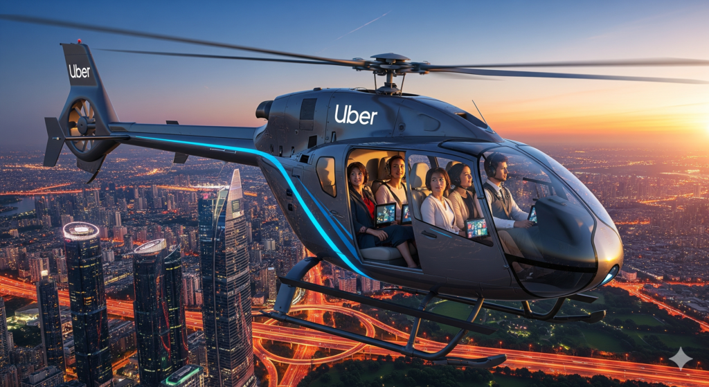 Uber mira passeios de helicóptero Blade por meio de parceria com a Joby