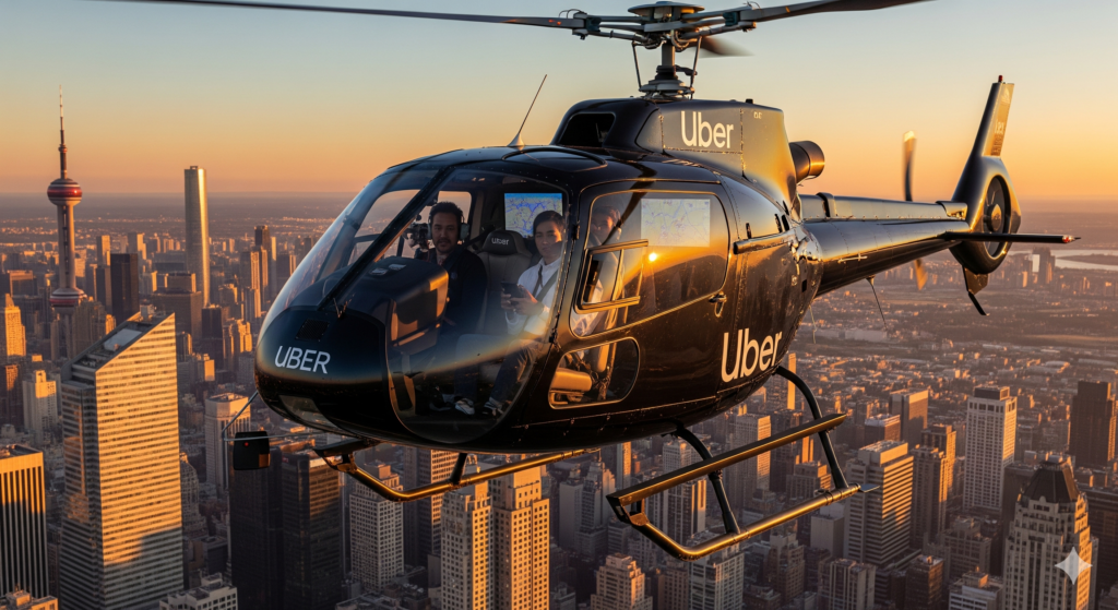 Uber mira passeios de helicóptero Blade por meio de parceria com a Joby