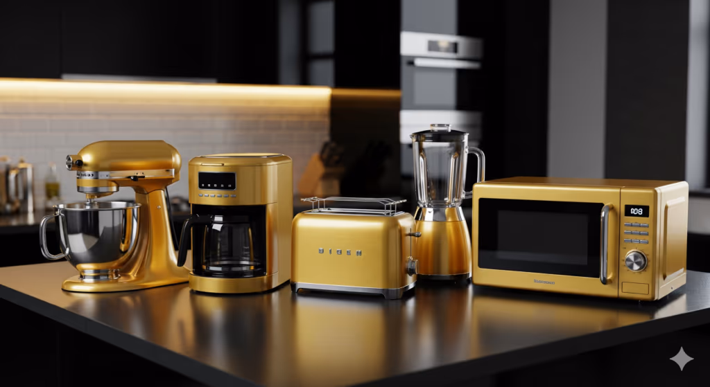 Vale uma fortuna: Esse é o eletrodoméstico que todo mundo tem em casa e tem ouro 22 quilates