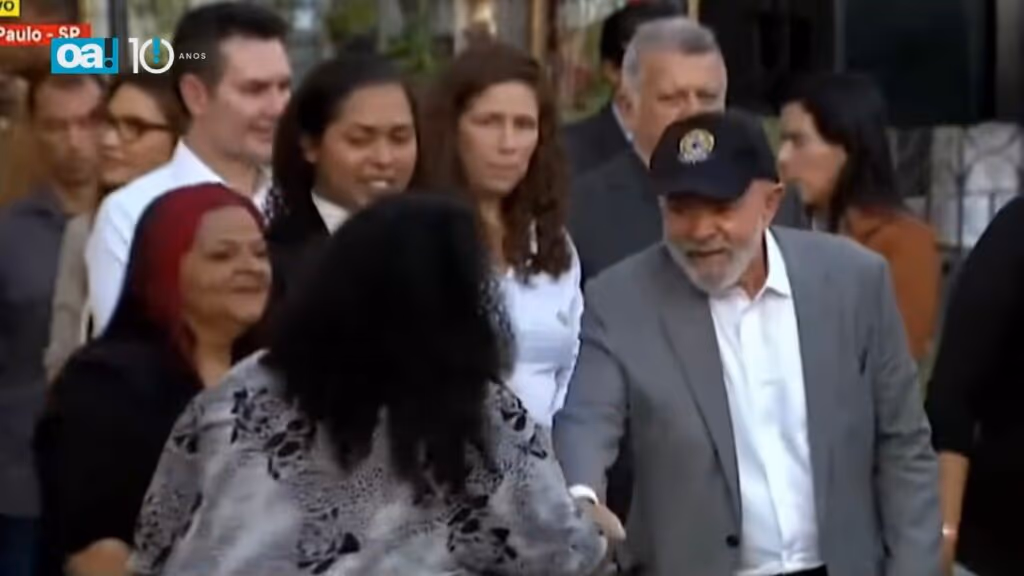Lula já cumprimentou Alessandra Moja, presa em SP