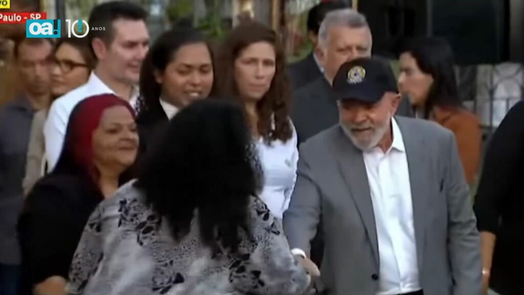 Lula já cumprimentou Alessandra Moja, presa em SP