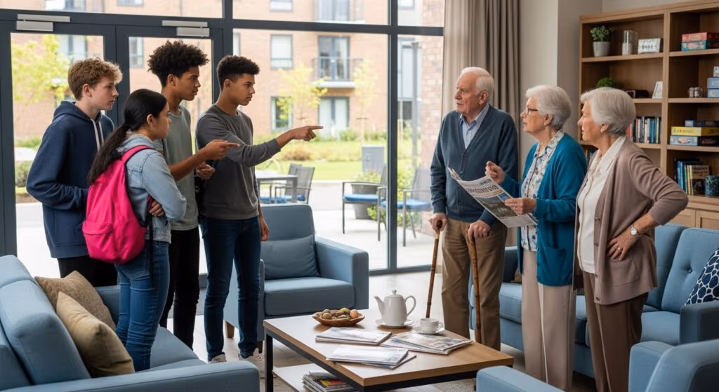 Conflito de gerações no condomínio