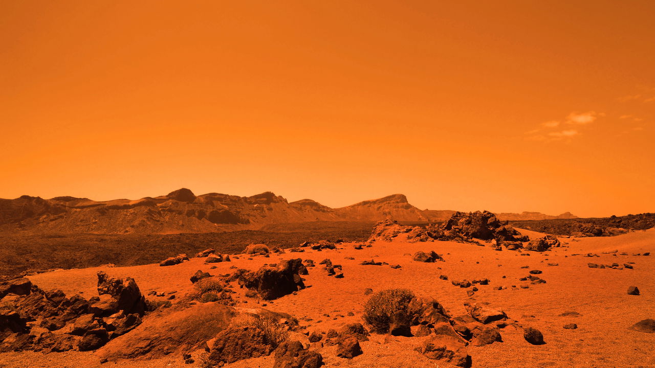 Duas bactérias permitem a transformação do pó do planeta Marte em materiais de construção