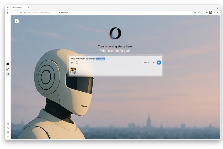 Opera lança Neon, navegador com IA que executa tarefas sozinho