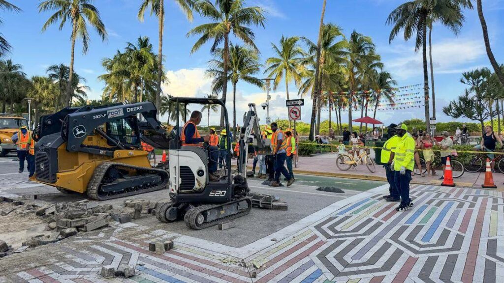 DeSantis manda apagar faixa arco-íris em Miami Beach e revolta drag queens