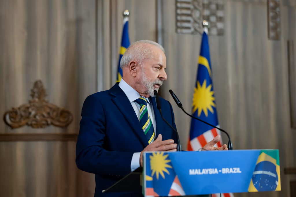 “Agora é o presidente Lula com o presidente Trump”