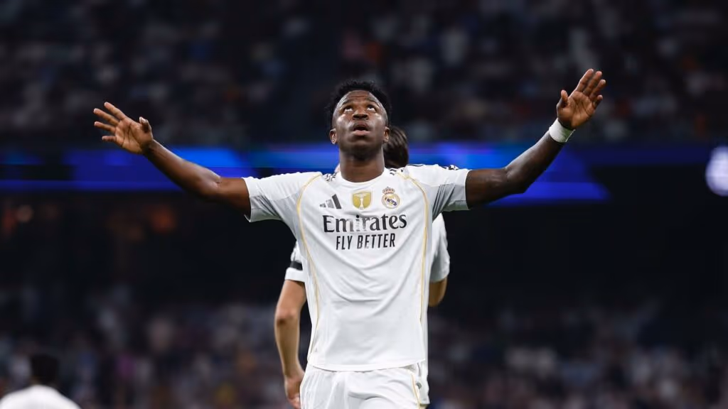 Vini Jr. surpreende ao revelar destinatário de recado após gol
