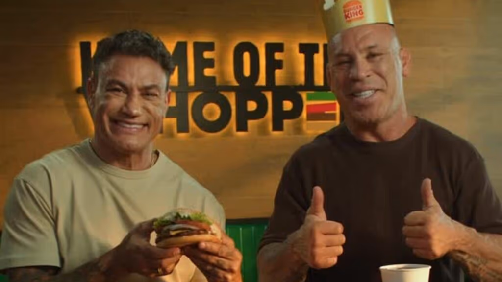 Popó e Wanderlei Silva transformam briga em cena cômica de comercial