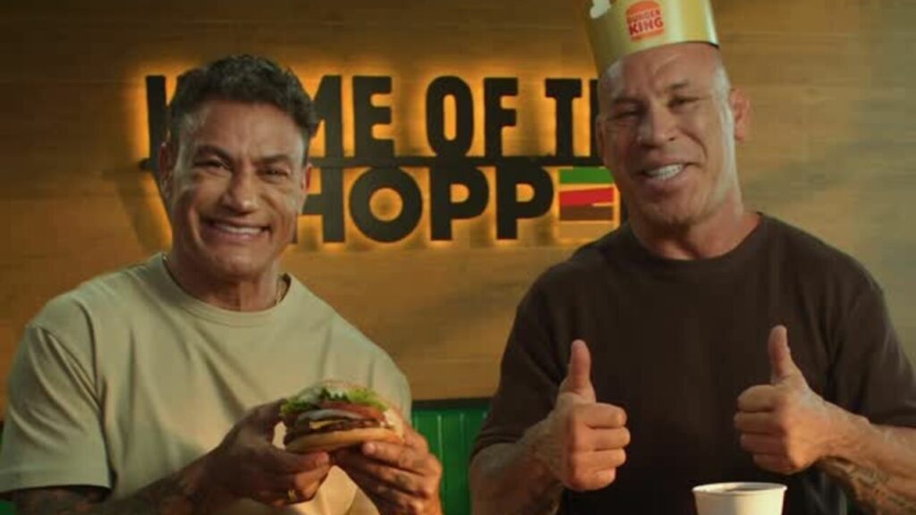 Popó e Wanderlei Silva transformam briga em cena cômica de comercial