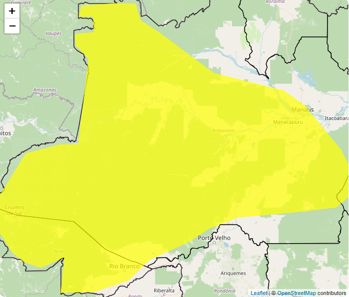 Alerta do Inmet para forte tempestade nesta 4°feira