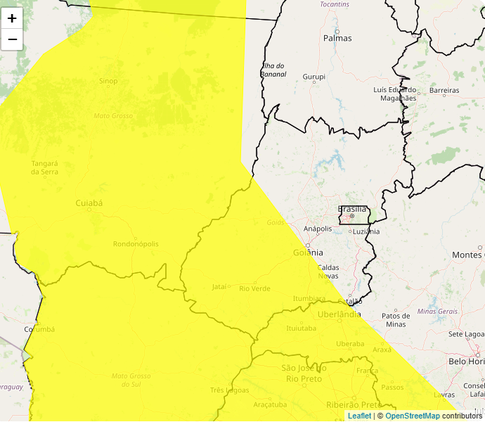 Alerta do Inmet para fortes chuvas nesta 3°feira, 28