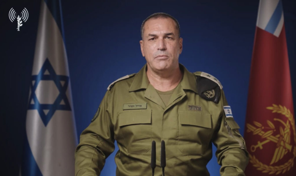 “Gaza não voltará a representar ameaça a Israel”, diz chefe do Estado-Maior