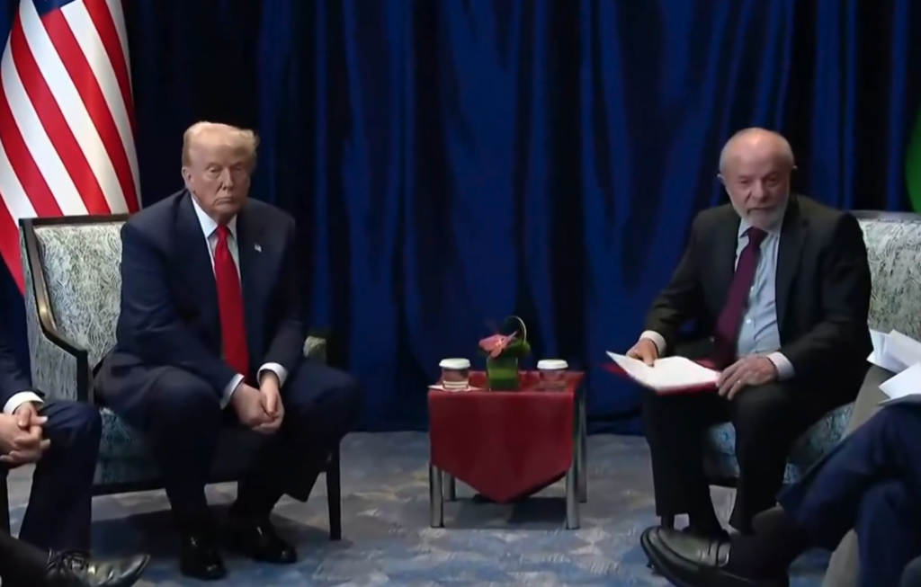 “Tive uma ótima reunião com o presidente Trump”, diz Lula