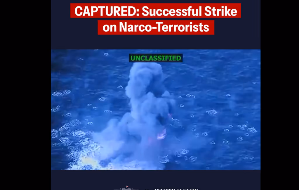 Crusoé: Ataque dos EUA mata 4 “narcoterroristas” em barco perto da Venezuela