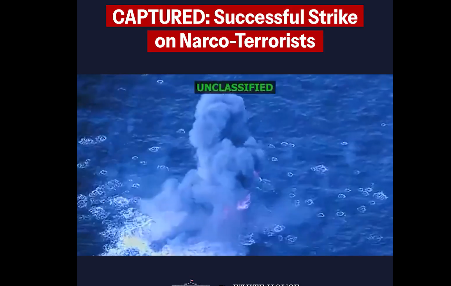 Crusoé: Ataque dos EUA mata 4 “narcoterroristas” em barco perto da Venezuela