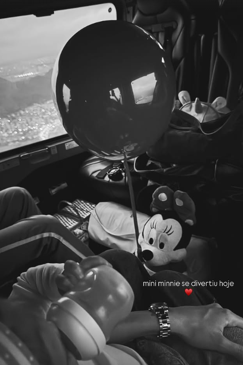 Helena, filha de Neymar, é buscada de forma luxuosa pela mãe após a festa de Mavie