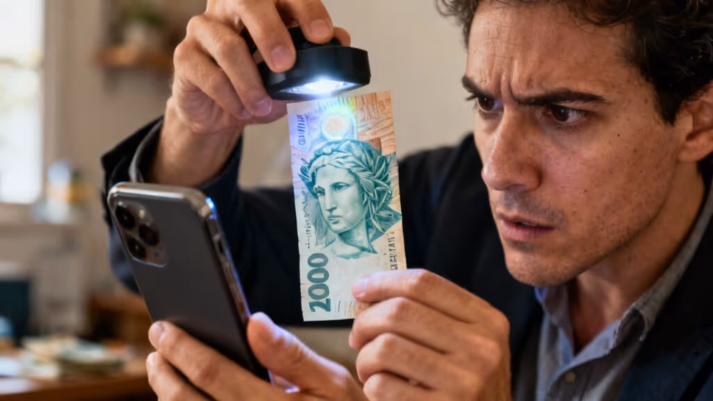 Celular pode ser usado para identificar notas falsas de dinheiro. Veja como