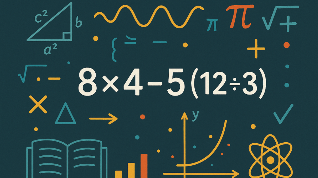 Quanto é 8 × 4 – 5 (12/3)? A conta que a maioria faz errado e nem percebe