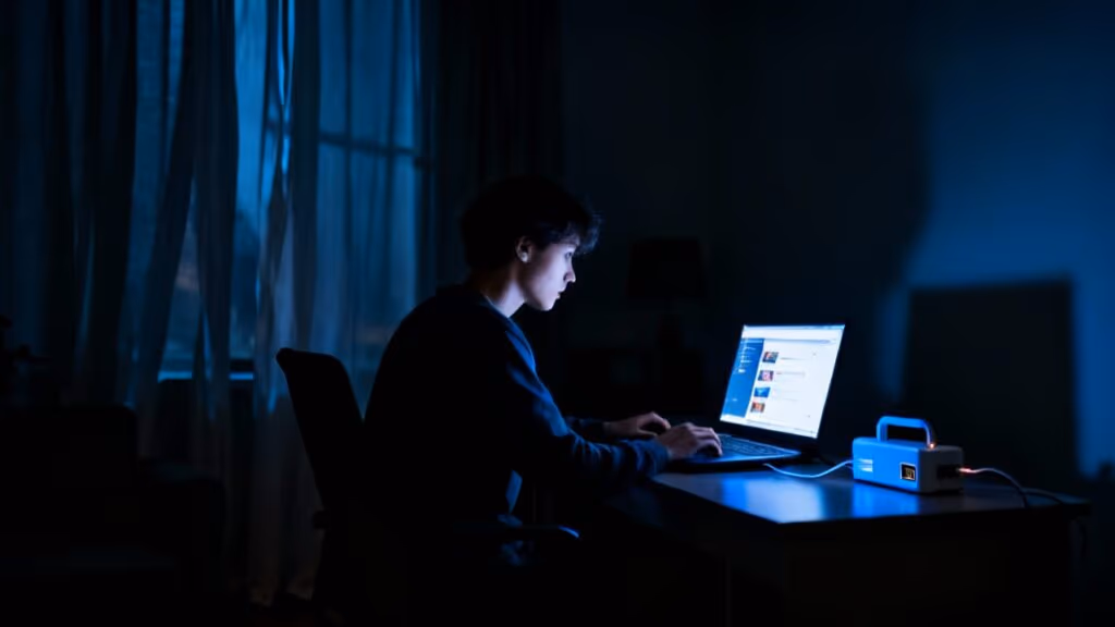 Como manter a conexão da internet durante uma falta de energia