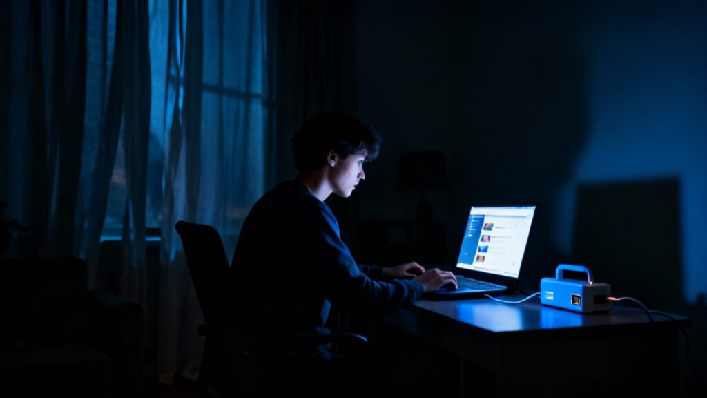 Como manter a conexão da internet durante uma falta de energia