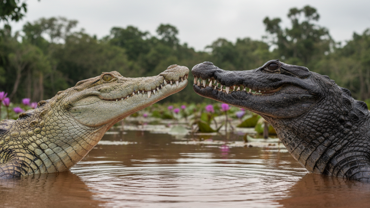 Por que só temos jacarés no Brasil e como diferenciar de crocodilos