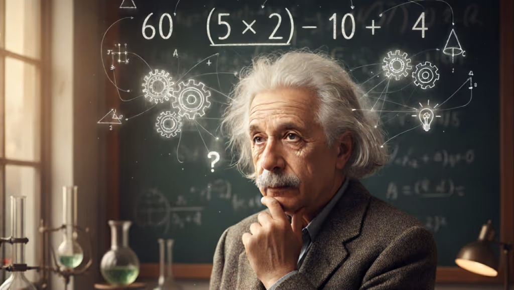 Quanto é 60 ÷ (5 × 2) – 10 + 4? O cálculo que desafia até matemáticos