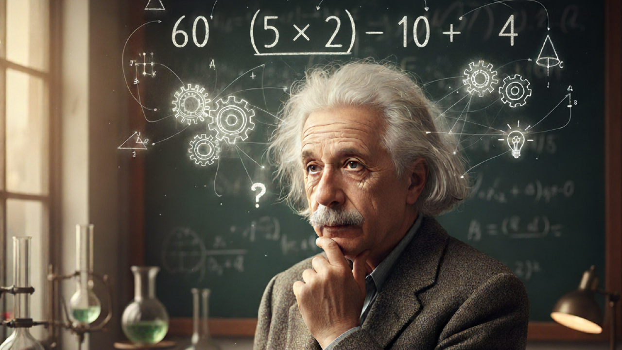 Quanto é 60 ÷ (5 × 2) – 10 + 4? O cálculo que desafia até matemáticos