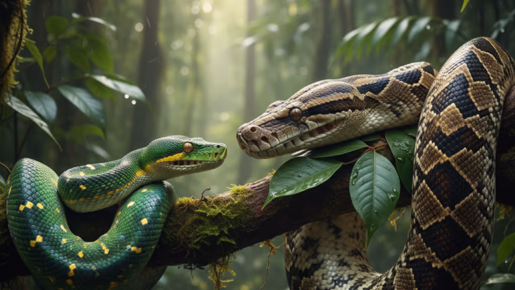 Qual a diferença entre cobra e píton? Entenda de uma vez