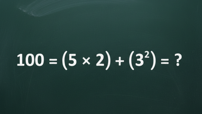 Quanto é 100÷(5×2)+(3²)=? O enigma matemático que desafio até mesmo gênios