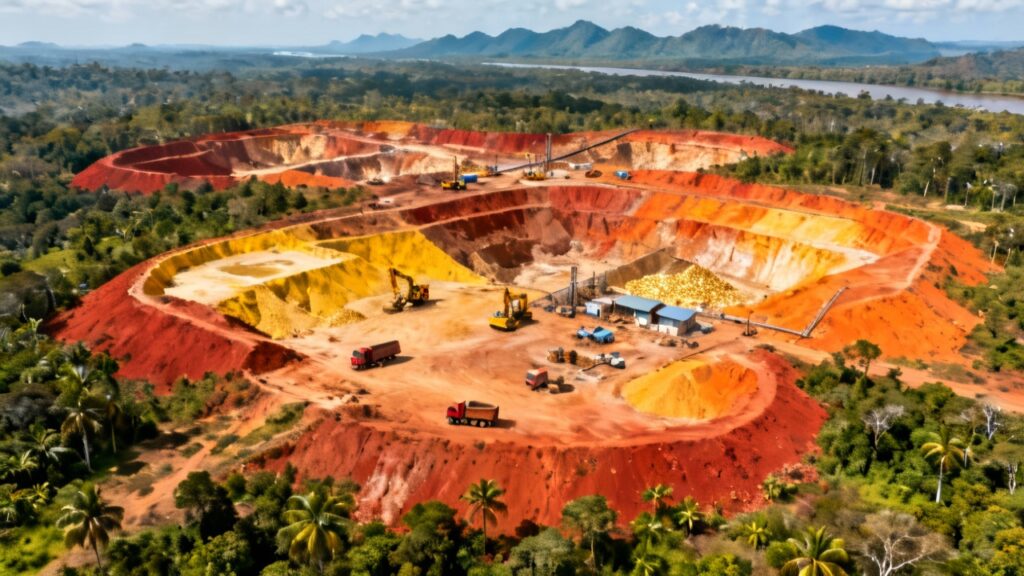 Geólogos encontraram depósito de ouro excepcionalmente rico em uma área inexplorada