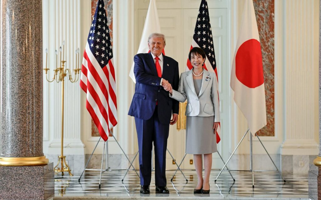 “Meu maravilhoso aliado e amigo”: a sintonia entre a primeira-ministra do Japão e Trump