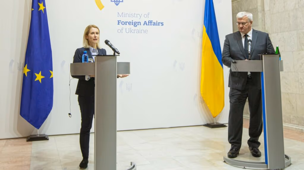 Chefe da política externa da UE, Kallas denuncia a “escalada” da Rússia