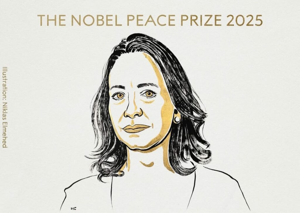 María Corina Machado vai a Oslo para receber Nobel da Paz