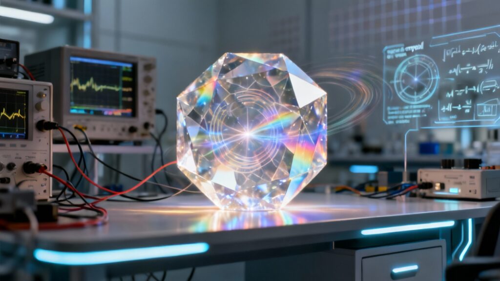 Pesquisadores superam a ficção científica, conectam um cristal do tempo com o mundo exterior e agora pensam nas consequências