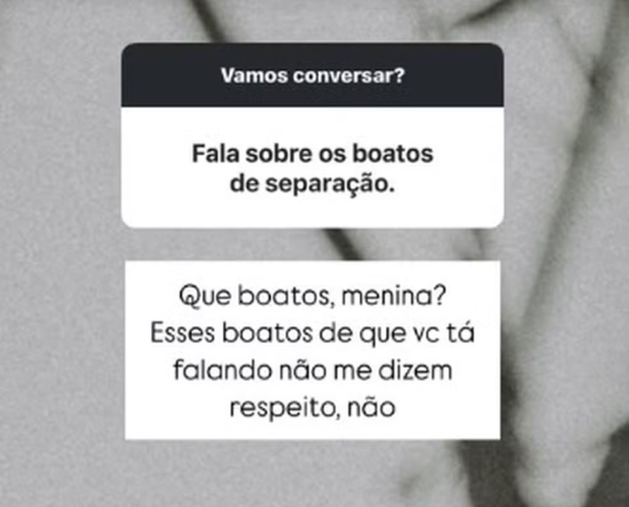 Monica Benini comenta sobre boatos de crise com Junior Lima